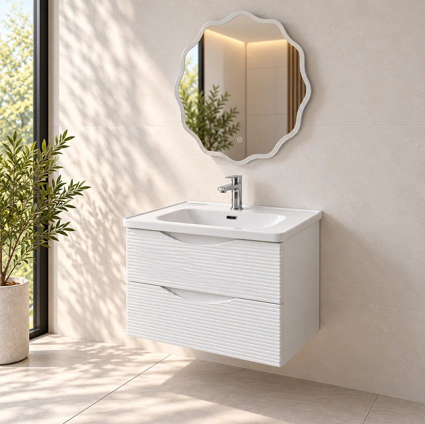 Flora F604C-W Vanity with LED Mirror 60cm