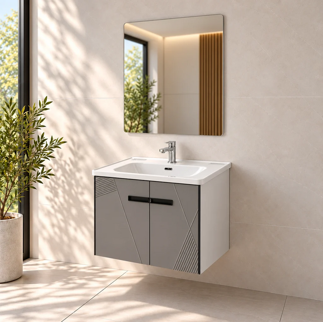 Flora F614C-G PVC Vanity with LED Mirror 60cm